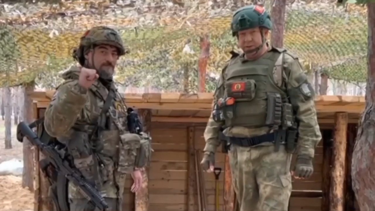 Стоп-кадр видеоматериала бригады Терек, выпуск 01